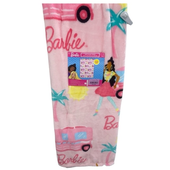 Barbie Soft Plush Throw Blanket!! RARE FIND! - Picture 1 of 6